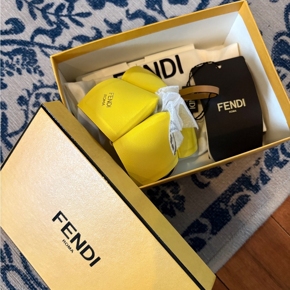Fendi “Fortune Teller” Bag Charm - Yellow